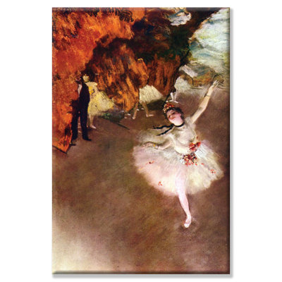 « prima ballerina » par edgar degas-impression