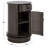 Regan Solid Wood Swivel Drum End Table with Storage-1089636675