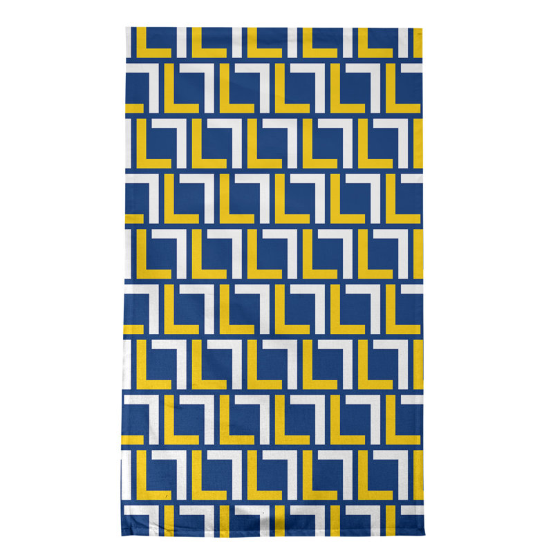 Torchon LA Football, polyester, Bleu royal / or / blanc