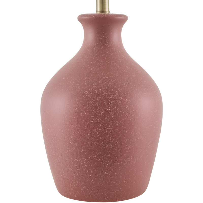 Cerria Table Lamp, Brick, White