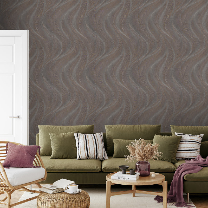 10.05m x 53cm Matte Wallpaper Roll, Purple