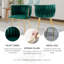 Chaise d'appoint rembourrée en velours Evanni-333893692-316044269