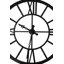 Horloge murale ronde en métal-483632282