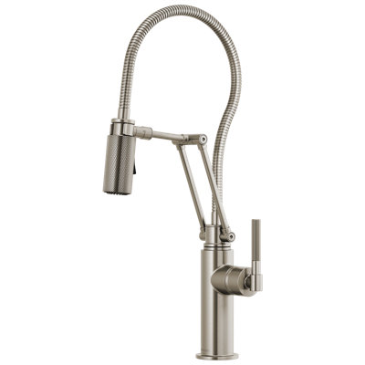 Litze® Articulating Faucet with Finished Hose