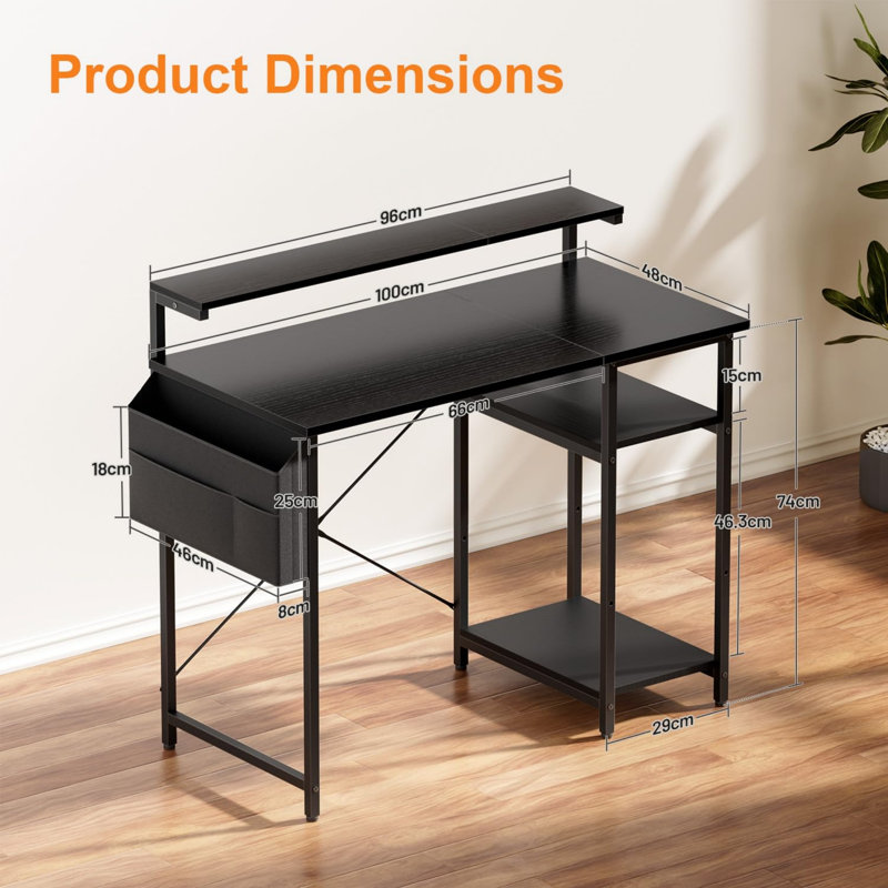 Computer Desk, Black