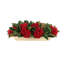 Hydrangeas and Magnolia Leaves in Wooden Planter