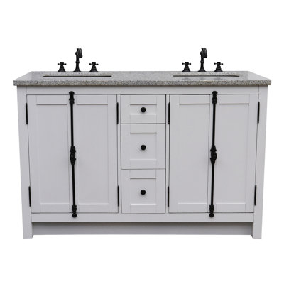 Ensemble de meuble-lavabo double 55 po Keesha