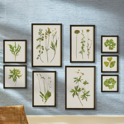 Violeta Foliage Prints, Set of 9