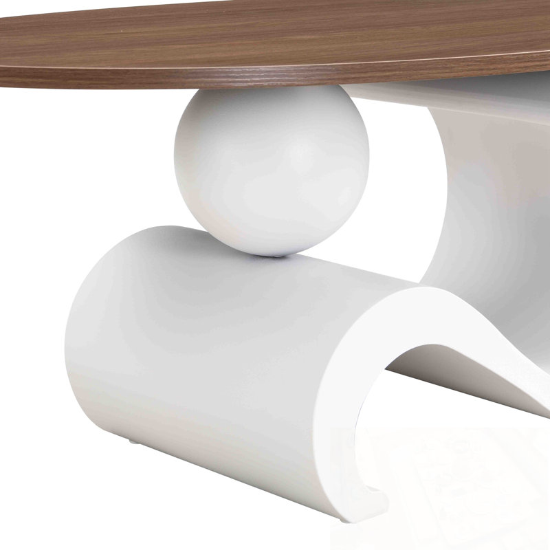 Ensemble de 2 gigognes gigognes avec base robuste, Blanc / Blanc