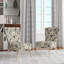 Chaise d'appoint rembourrée scandinave Garden Flower Whirl