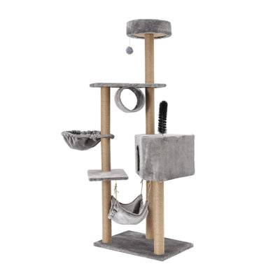 Multi-Level Cat Scratching Post House