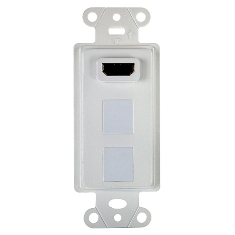 On-q Pre-configured Hdmi 2-port Strap, White