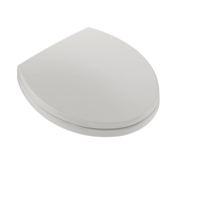 Siège de toilette rond à fermeture lente TOTO® SoftClose®, blanc colonial