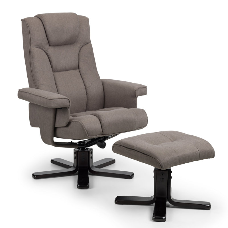Guillot 83cm Wide Swivel Standard Recliner, Grey