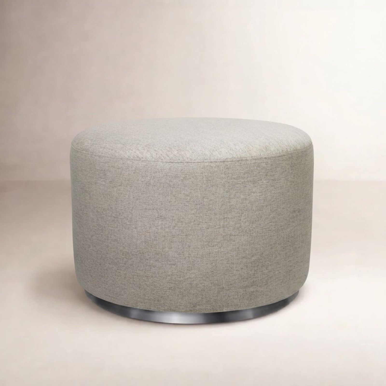 Tuba 27" Ottoman, Gray