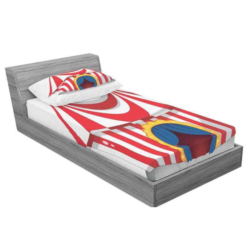 Microfiber Sheet Set, Twin Sheet Set with Fitted Sheet