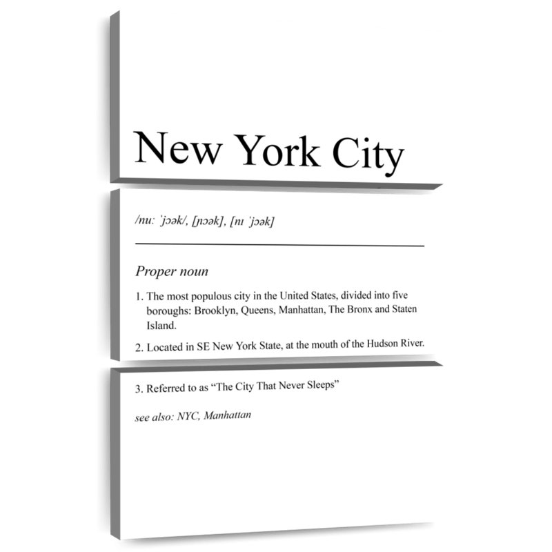Définition Sirci NYC, H 32 po x l 20 po