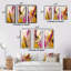 «Early Morning Grace Abstract Expressionism», ensemble de 3 impressions-35748662-35748660