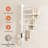 Heated Towel Racks For Bathroom, 180° Rotating Wall Mounted Towel Warmer With Built-in Timer-106537050