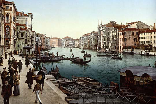 The grand canal, view ii, venice, italie-reproduction de photo, 20 po x 30 p