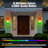 Outdoor Wall Light, Rgbicww Porch Lights Outdoor With 50+ Scene Modes, Ip65 Waterproof For Outdoor Decor, Diy, Wall Sconce Works With Alexa, Google Assistant-1924981161