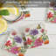 Paquet de 4 sous-verres Zinnias & Butterflies