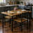 3 Piece Dining Table Set For 2, Small Industrial Kitchen Table With 2 Chairs, Wood Breakfast Nook Table And Chairs Set Of 2, Dinner Table Set For Small Spaces, Dining Room, Apartment-1922052385-1922052382