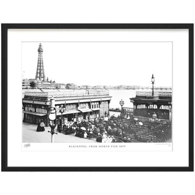 Blackpool, From North Pier 1899 - Single Picture Frame Print