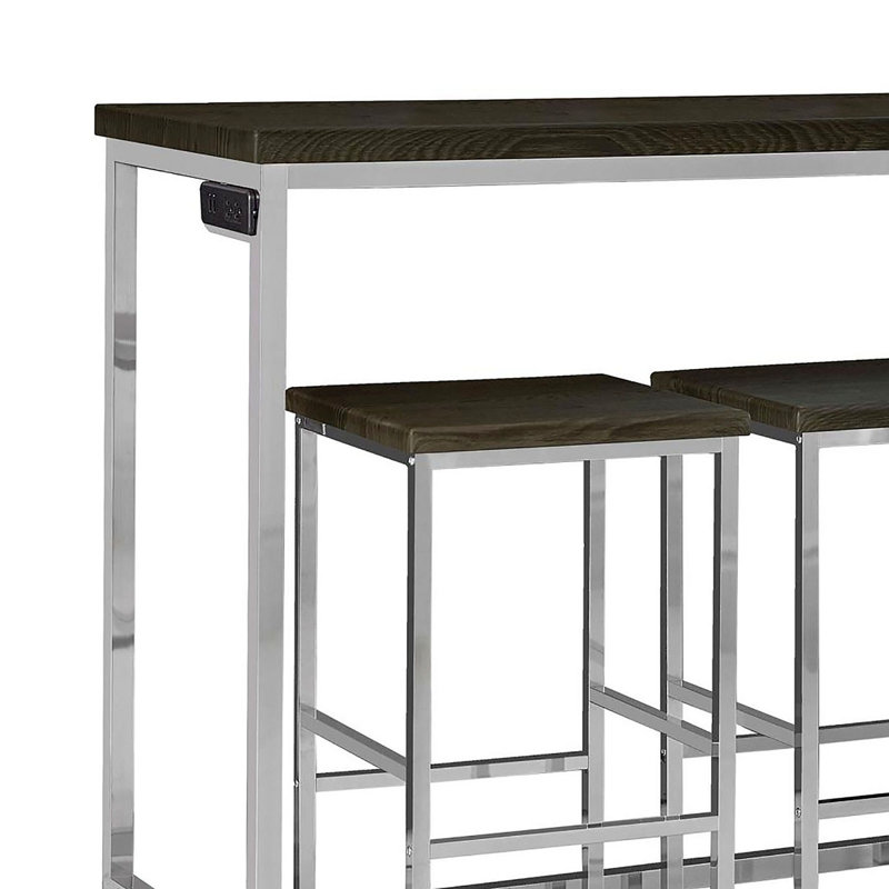 Ensemble de table 4 pièces à hauteur de comptoir