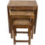 Tables gigognes en bois massif