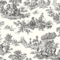 Spurling Inkwell Chateau Toile 18" L X 20.50" W Smooth Peel And Stick Wallpaper Roll