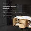 Meuble-lavabo double 72 po Gabi-1021090368