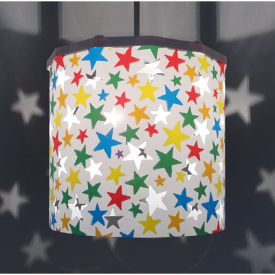25cm H Plastic Drum Lamp Shade ( Spider )