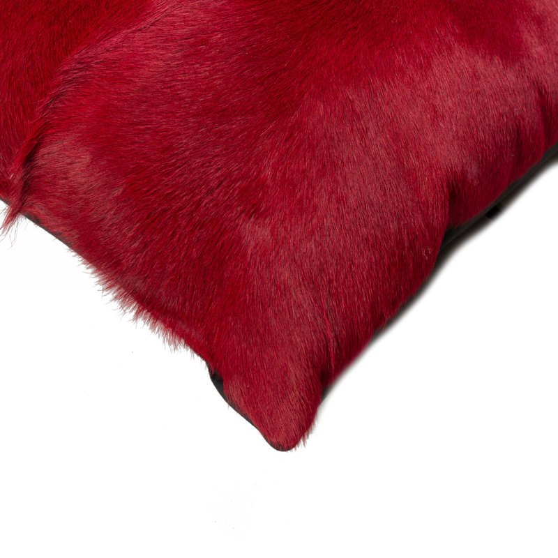  Coussin en peau de vache, Wine