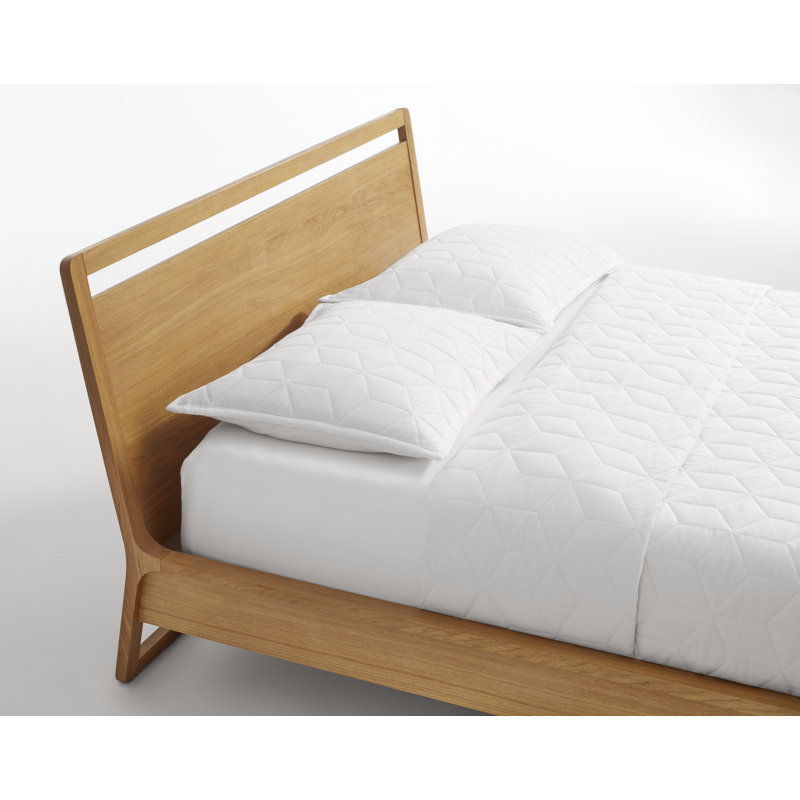 Woodrow Bed, Full, White Oak
