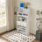 A Foldable Dining Table With A Top Cabinet And A Multi-Functional Sideboard-374931979