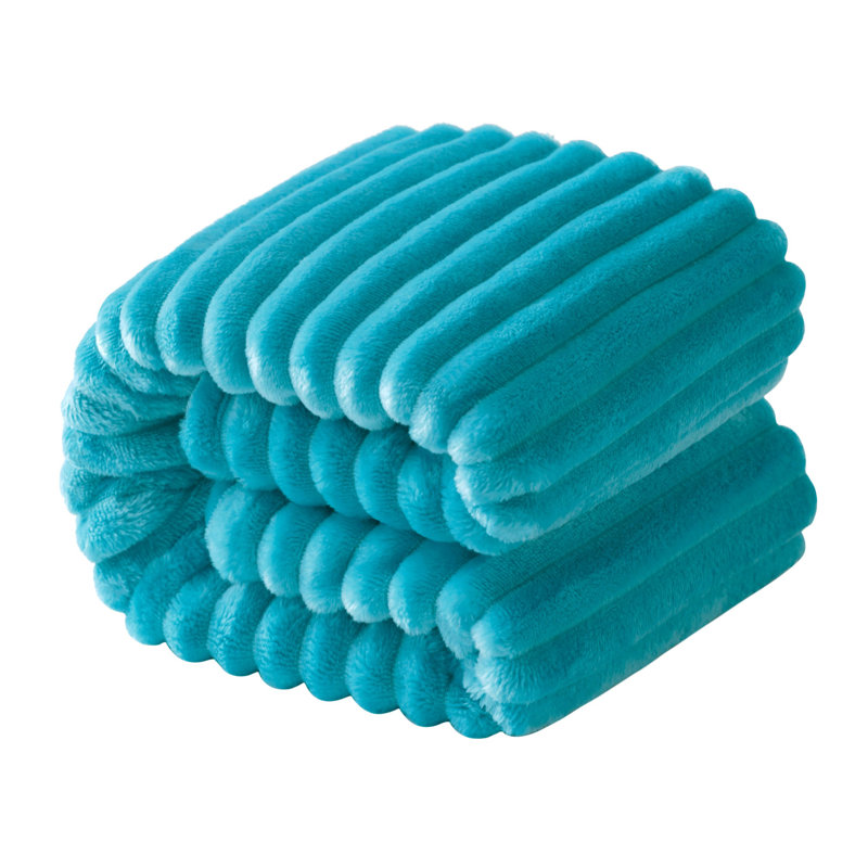 Couverture en flanelle ultra-douce, Turquoise