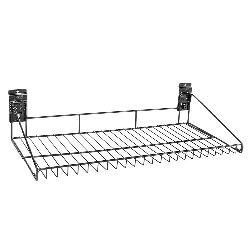 Steel Slatwall Slatwall / Pegboard Kit, Black