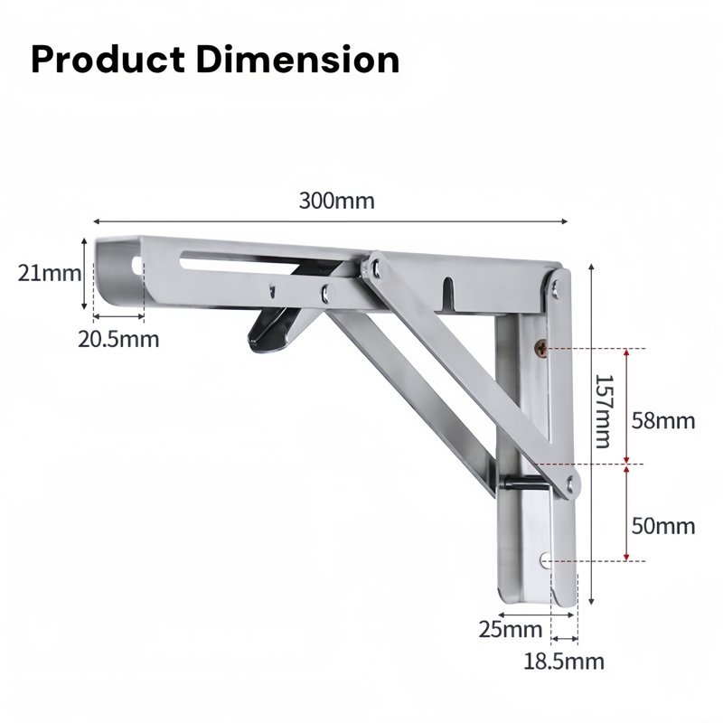 2 supports de tablette pliables
