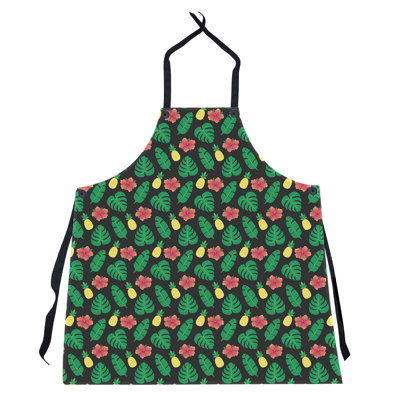 Tablier de motif tropical