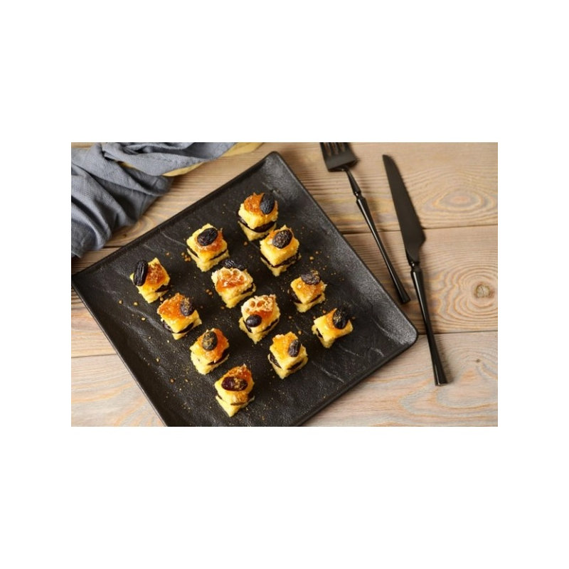 Wilmax Slatestone 21.5cm Square Square 21.5 X 21.5cm Plate