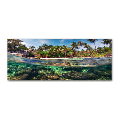 Tropical Beach - Wrapped Canvas Print