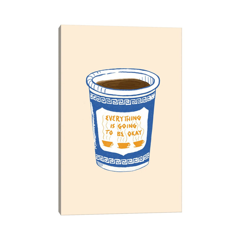 «Everything Is Going To Be Okay» par Chromoeye - impression sur toile tendue, H 60 po x l 40po x P 1,5 po