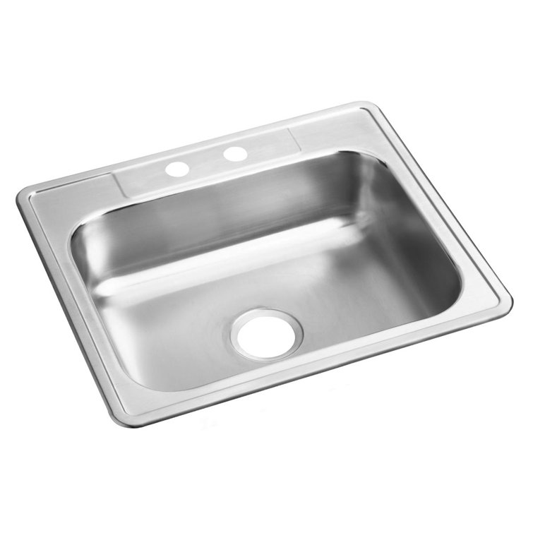 Dayton 25" L x 21" W Drop-In Kitchen Sink