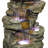 6-Tier Rainforest Waterfall Floor Fountain with Color-Changing LED Lights, 51", Gray  
