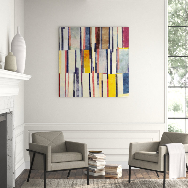 Connection III Print by Barclay Butera, 50" H x 50" W x 1.5" D, Glass Coat