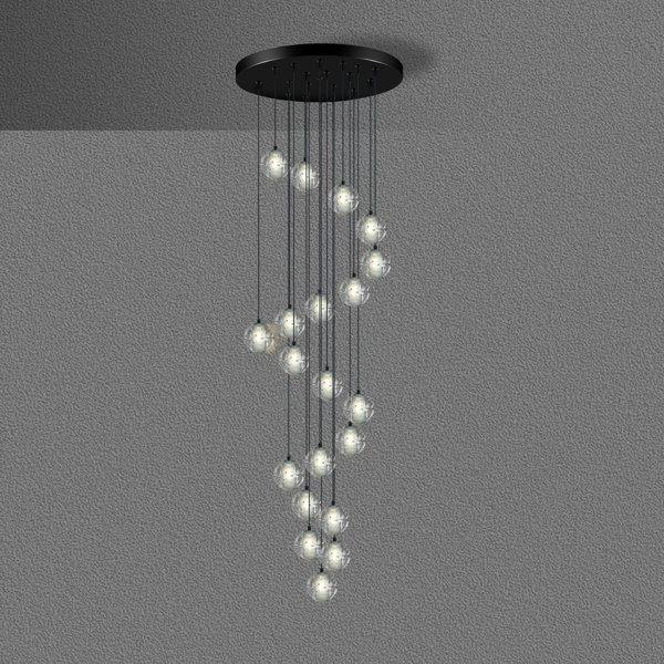 Mercer41 Lustre en cristal 20 lumières à intensité variable (ampoules ...