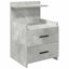 Bedside Cabinet With 2 Drawers 40X36.5X62 Cm-641041514-667734304