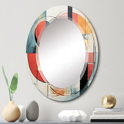 Berlioz - Miroir mural Mid-Century ovale