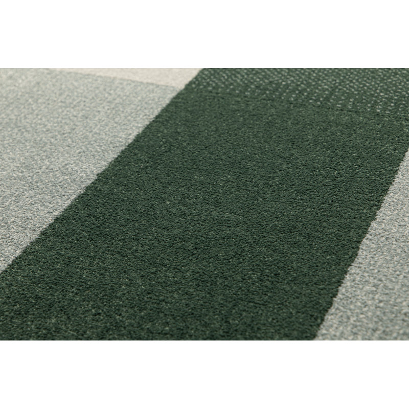 Rectangle Geometric Shapes Area Rug, Cream, Rectangle 120 x 170 cm, Recycled P.E.T